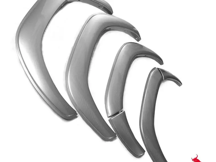 Fangueras Extension Tapabarro Grises Toyota Hilux Revo 2016+ 1