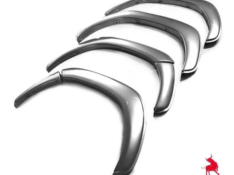 Fangueras Extension Tapabarro Grises Toyota Hilux Revo 2016+ 3