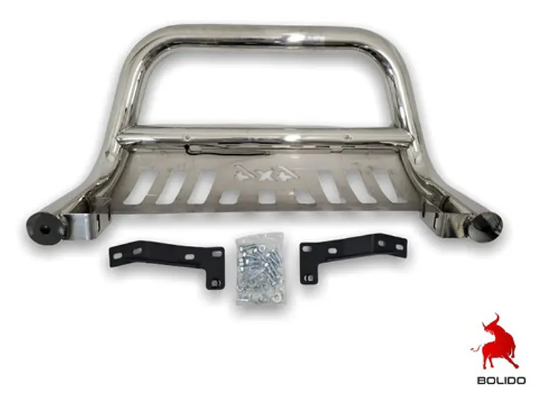 Defensa Acero Inoxidable 4x4 Con Led Universal 4