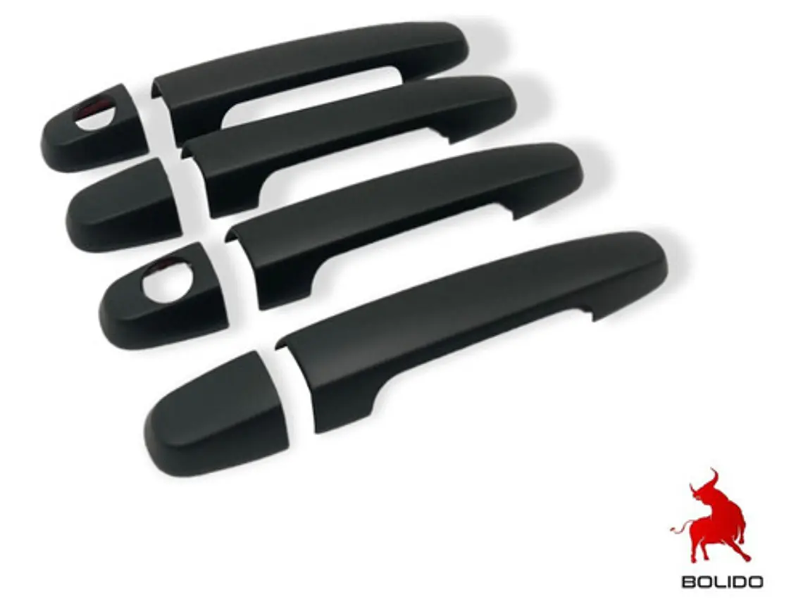 Set 4 Cubre Manillas Negras Toyota Hilux Vigo 2006 - 2016  1