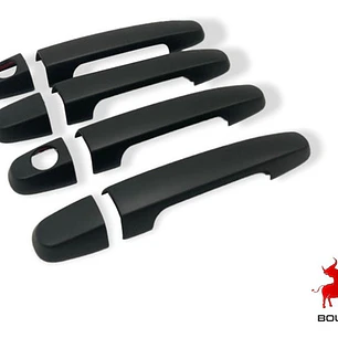 Set 4 Cubre Manillas Negras Toyota Hilux Vigo 2006 - 2016 