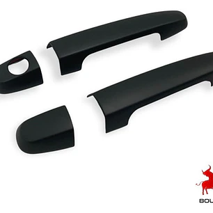 Set 4 Cubre Manillas Negras Toyota Hilux Vigo 2006 - 2016 