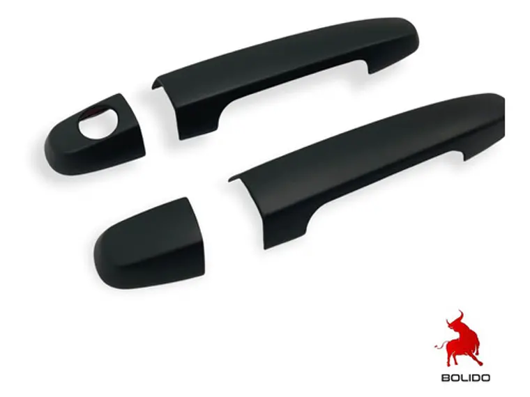 Set 4 Cubre Manillas Negras Toyota Hilux Vigo 2006 - 2016  2