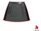 Moldura Cubre Capot Negra Toyota Hilux Revo 2016  2021 - Miniatura 4