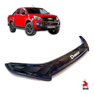 Deflector Capot Negro Con Logo Chevrolet Dmax  2011 - 2014
