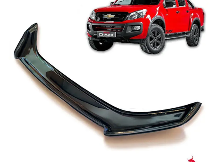 Deflector Capot Negro Con Logo Chevrolet Dmax  2011 - 2014 4