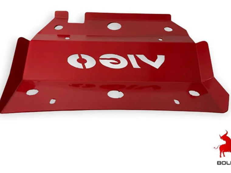 Cubre Carter Tapa Motor Roja Toyota Hilux Vigo 2006-2016 3