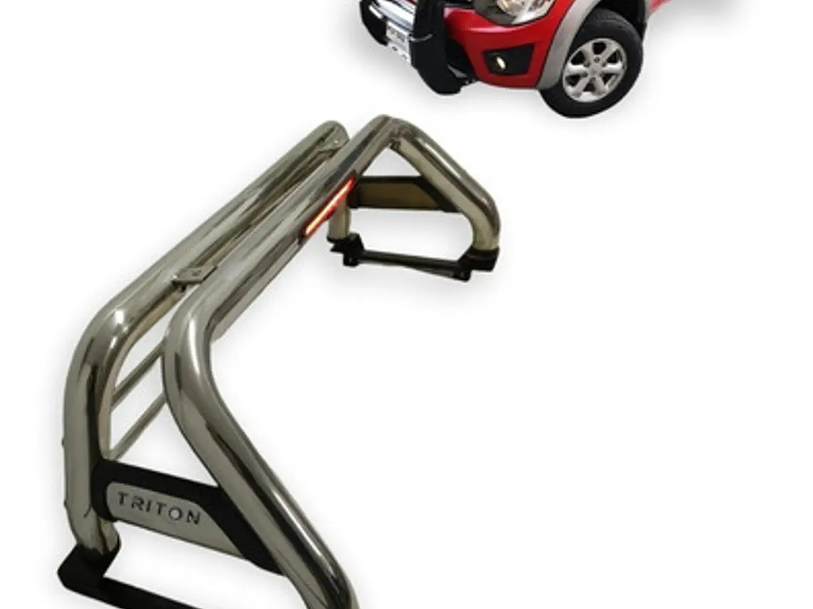 Barra Antivuelco Acero Inoxidable Mitsubishi L200 2008 -2015 1