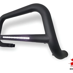 Defensa Metalica Negra Con Led Toyota Hilux Vigo 2006-2016