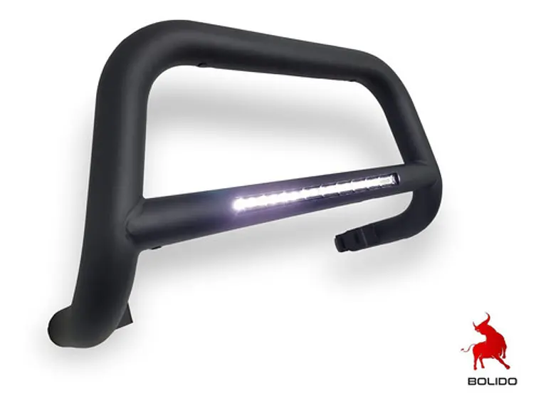 Defensa Metalica Negra Con Led Toyota Hilux Vigo 2006-2016 4