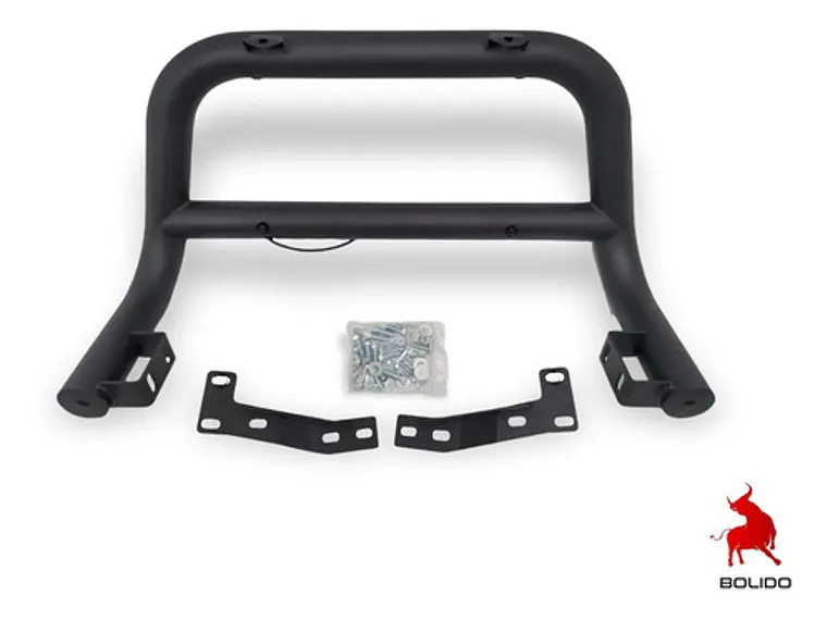 Defensa Metalica Negra Con Led Toyota Hilux Vigo 2006-2016 5