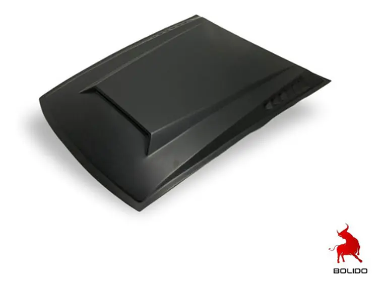 Moldura Cubre Capot Negra Toyota Hilux Revo-rocco 2016  2022 1