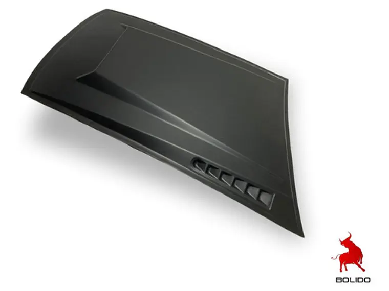 Moldura Cubre Capot Negra Toyota Hilux Revo-rocco 2016  2022 3