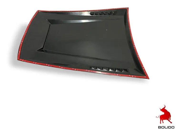 Moldura Cubre Capot Negra Toyota Hilux Revo-rocco 2016  2022 4