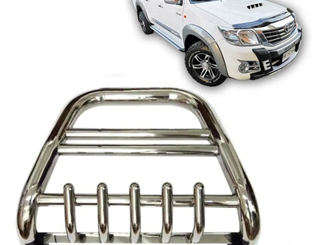 Defensa Frontal Acero Inoxidable Toyota Hilux Vigo 2012 -16 1