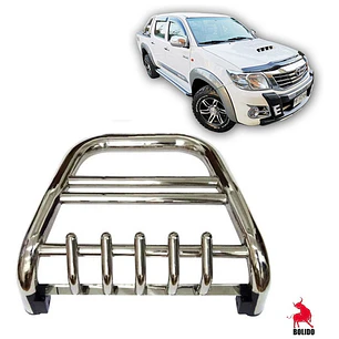 Defensa Frontal Acero Inoxidable Toyota Hilux Vigo 2012 -16