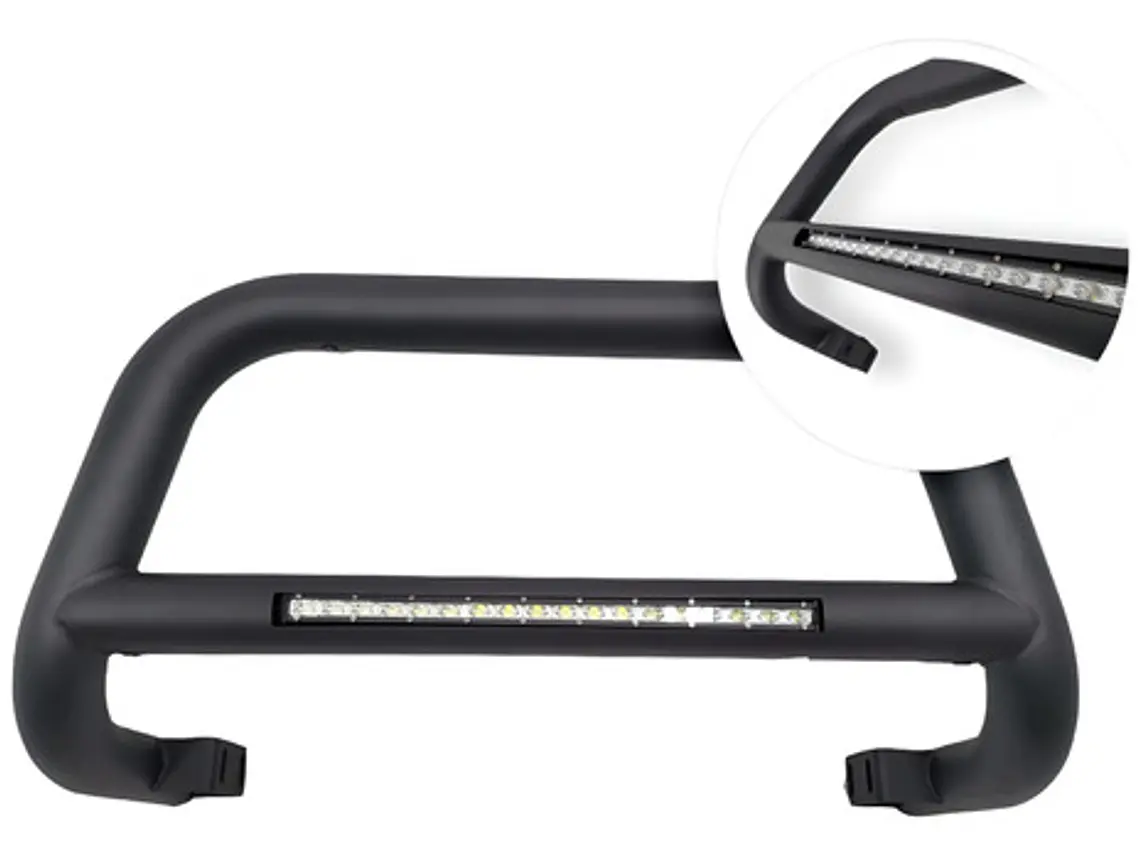 Defensa Fierro Negra Led Universal 1