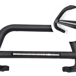 Defensa Fierro Negra Led Universal