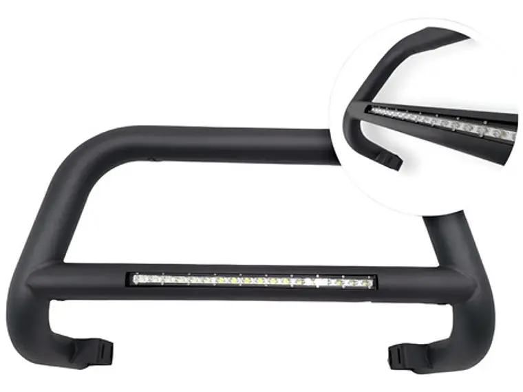 Defensa Fierro Negra Led Universal 1