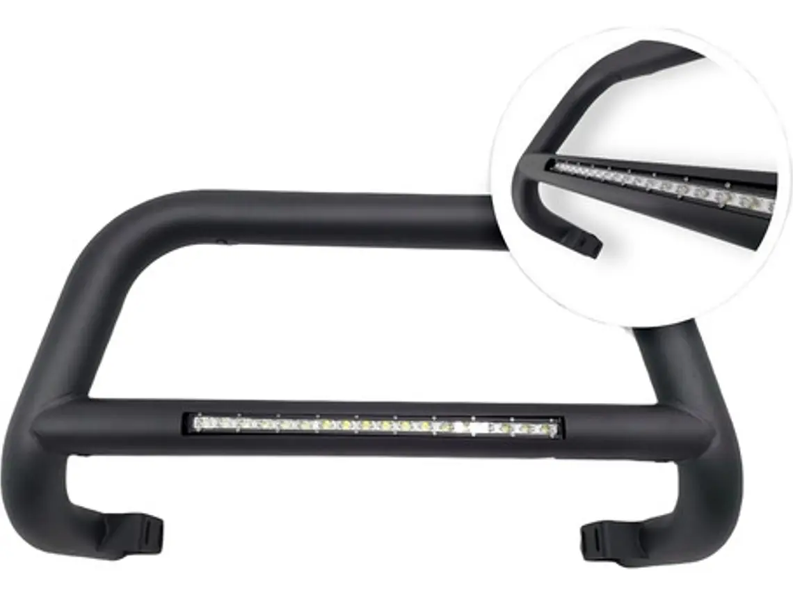 Defensa Fierro Negra Led Universal 2