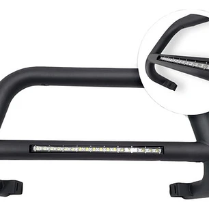 Defensa Fierro Negra Led Universal