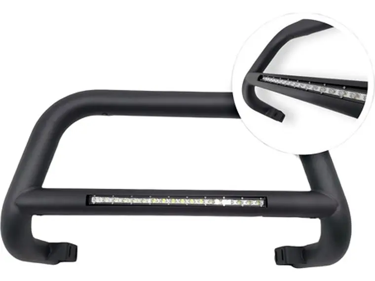 Defensa Fierro Negra Led Universal 2