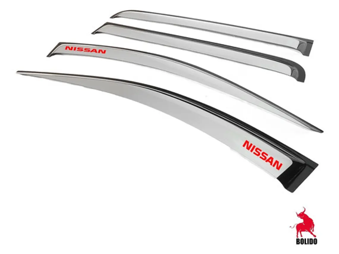 Set Aletas Bota Aguas Bicolor Logo  Nissan Np300 2016 - 2021 2