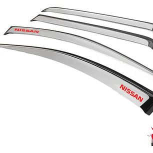 Set Aletas Bota Aguas Bicolor Logo  Nissan Np300 2016 - 2021