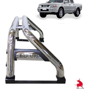 Barra Antivuelco Nissan Terrano 2004-2014 Acero Inoxidable