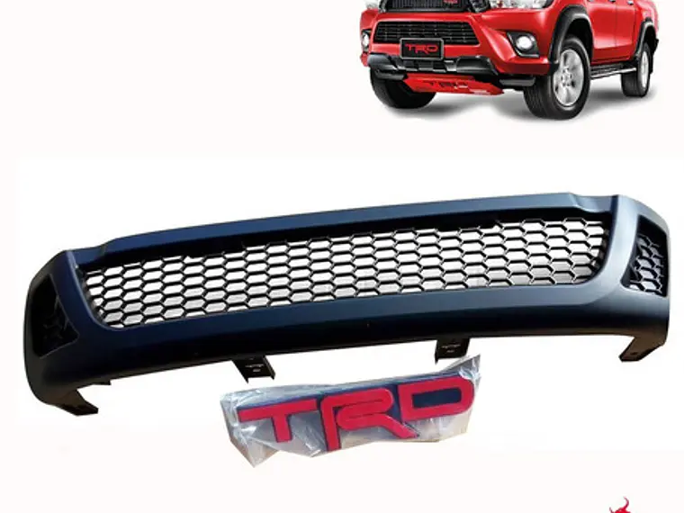 Mascara Rejilla Logo Trd Toyota  Hilux Revo 2016  - 2020 2