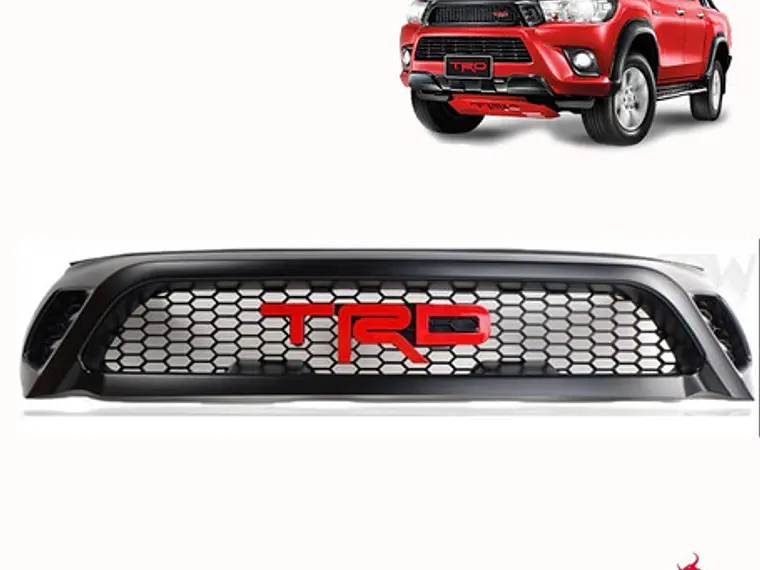Mascara Rejilla Logo Trd Toyota  Hilux Revo 2016  - 2020 4