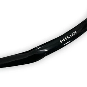 Deflector Capot Negro Con Logo Toyota Hilux Vigo 2012-2016