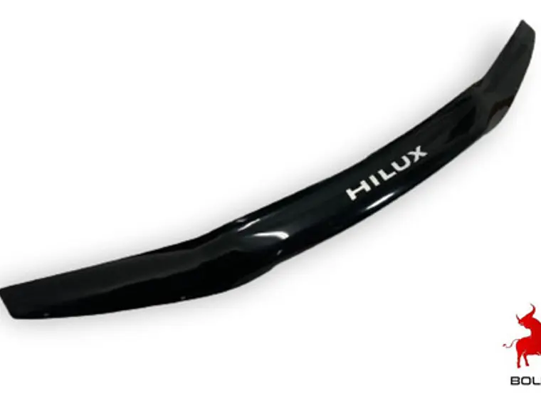 Deflector Capot Negro Con Logo Toyota Hilux Vigo 2012-2016 2