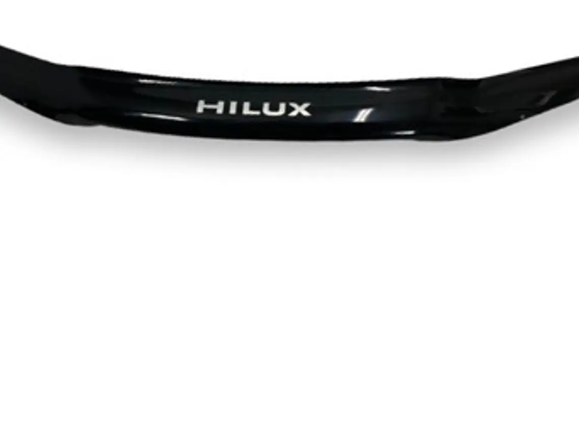 Deflector Capot Negro Con Logo Toyota Hilux Vigo 2012-2016 3
