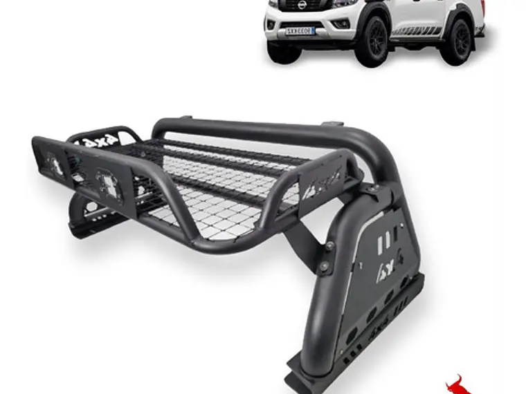 Parrilla Safari  Con Led Universal Para Camionetas 5