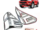 Set Biseles Cromados Focos Traseros Toyota Hilux Revo 2016+  - Miniatura 2