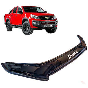 Deflector Capot Negro Con Logo Chevrolet Dmax  2020 - 2022