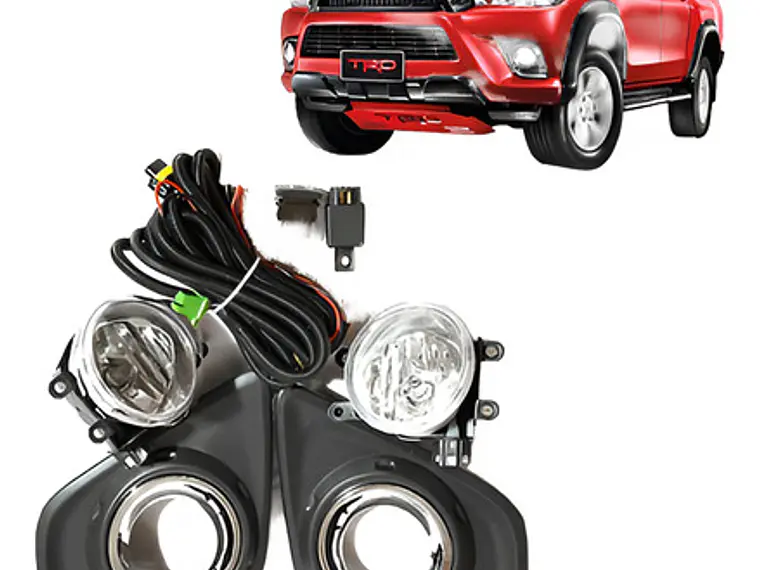 Kit Neblineros Toyota Hilux Revo 2016 -2020 Envio Gratis 1
