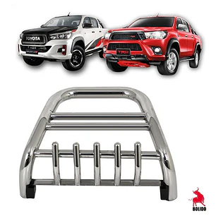 Defensa Frontal Acero Inoxidable Toyota Hilux Revo 16 - 22