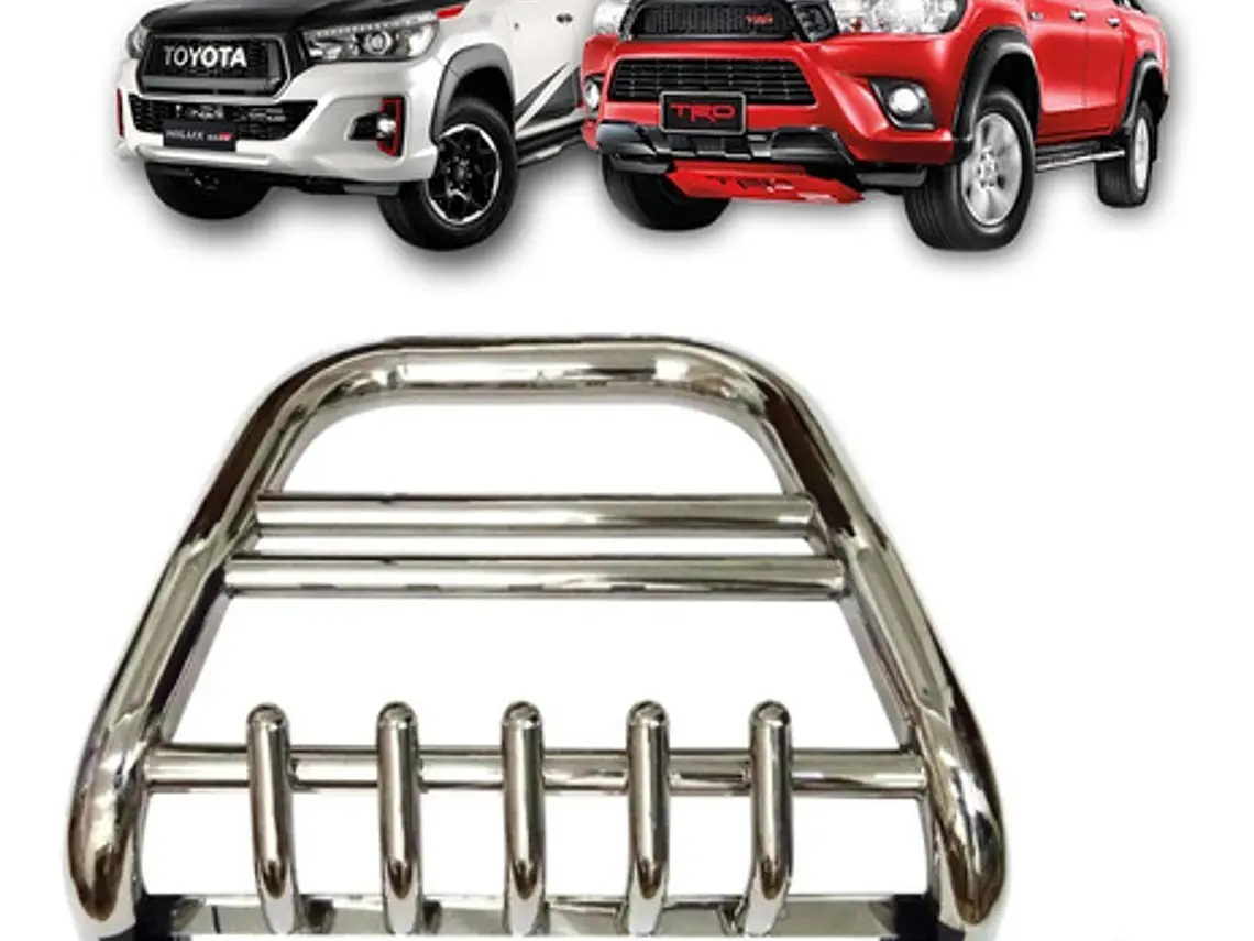 Defensa Frontal Acero Inoxidable Toyota Hilux Revo 16 - 22 7