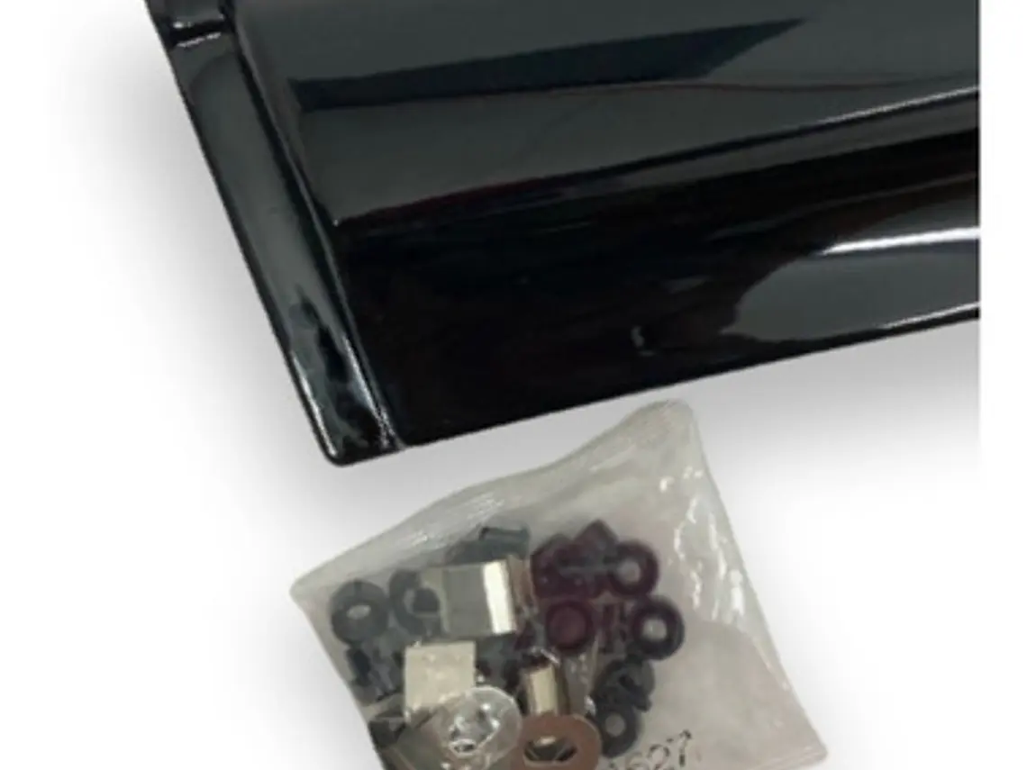 Kit Aletas Botaaguas Negros Cromados Toyota Hilux 06-16  2