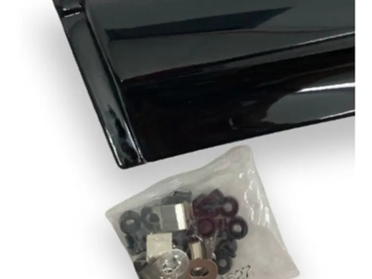 Kit Aletas Botaaguas Negros Cromados Toyota Hilux 06-16  2