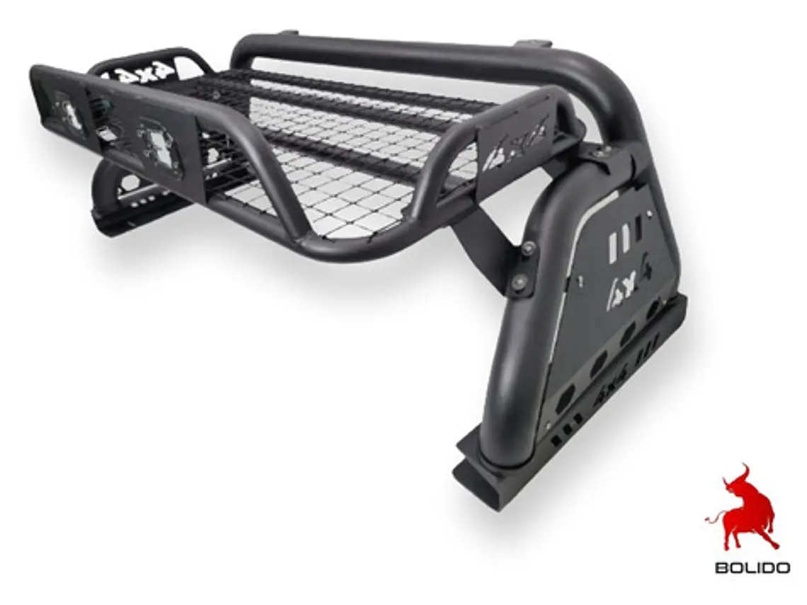 Parrilla Safari  Con Led Toyota Hilux 2012-2022 2