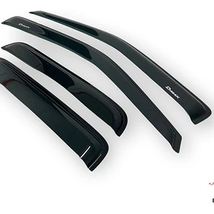 Aletas Bota Aguas Negras Con Logo Chevrolet Dmax 2007-2014