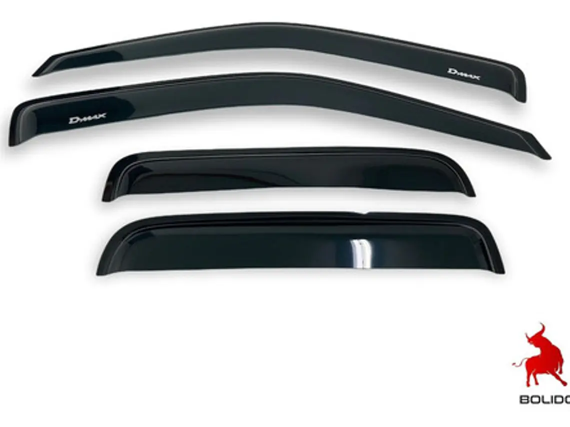 Aletas Bota Aguas Negras Con Logo Chevrolet Dmax 2007-2014 3