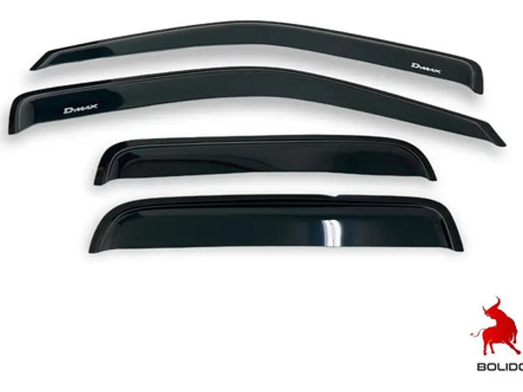 Aletas Bota Aguas Negras Con Logo Chevrolet Dmax 2007-2014 3