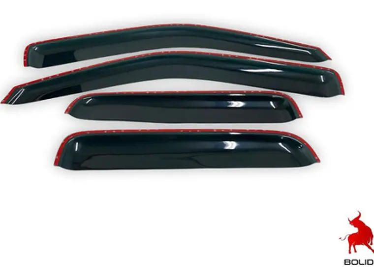 Aletas Bota Aguas Negras Con Logo Chevrolet Dmax 2007-2014 4