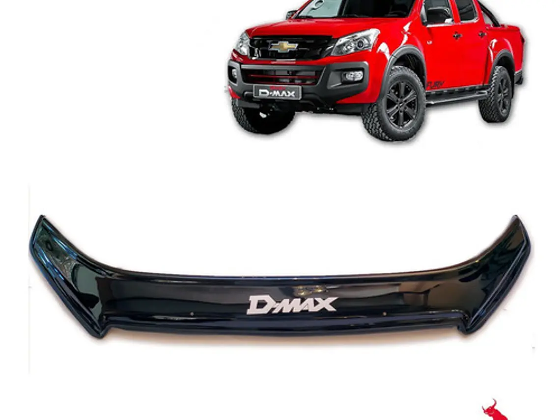 Deflector Capot Negro Con Logo Chevrolet Dmax  2019 - 2020 2