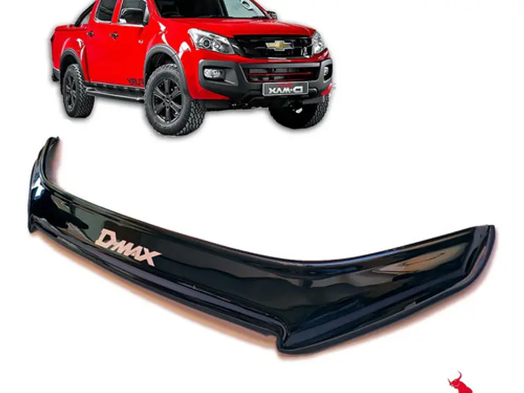 Deflector Capot Negro Con Logo Chevrolet Dmax  2019 - 2020 5