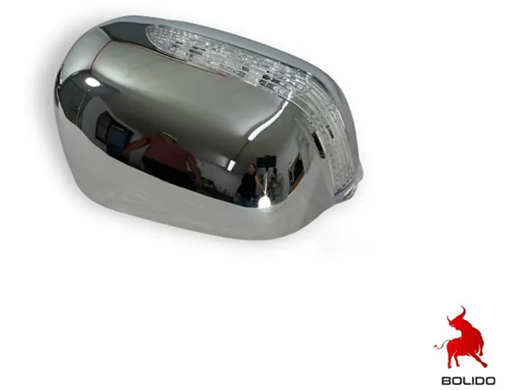 Cubre Espejos Luz Led Cromados Toyota Hilux Vigo 2006-11 4